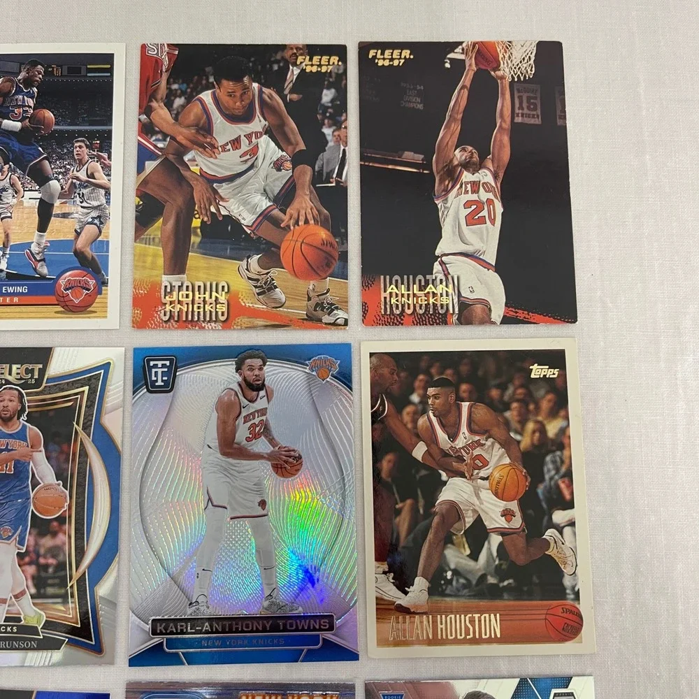 Panini Topps Fleer Knicks Basketball Card Lot Mens OS Blue Excellent RC Stars